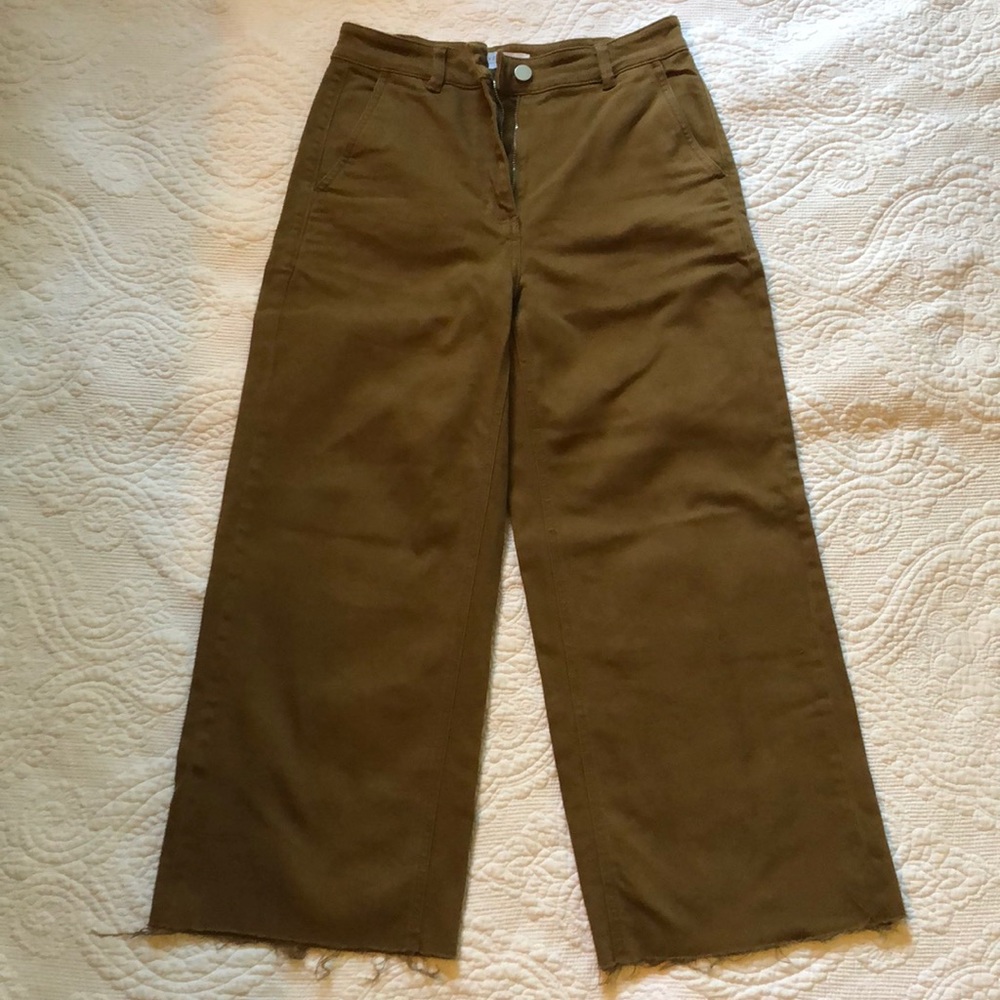 Everlane wide leg crop pant